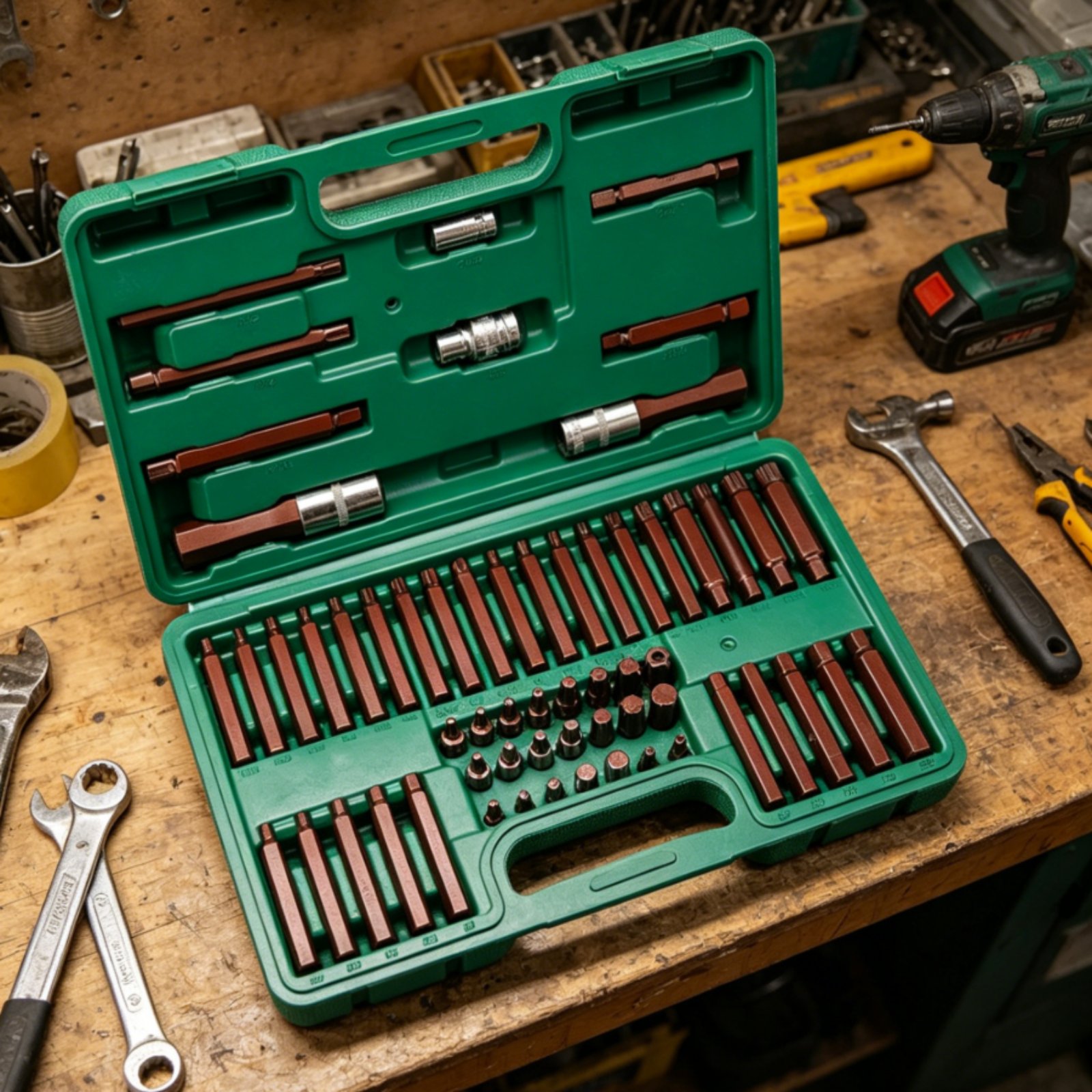 Auto Repair Shop In - 60 Pieces Star Drive Bit Set