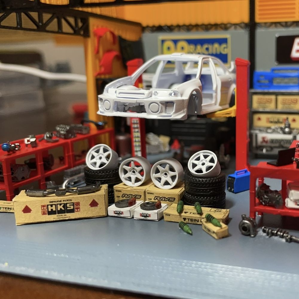 Diorama 1:64 Hub Caliper  Mode - Auto Repair Shop Japan review and price