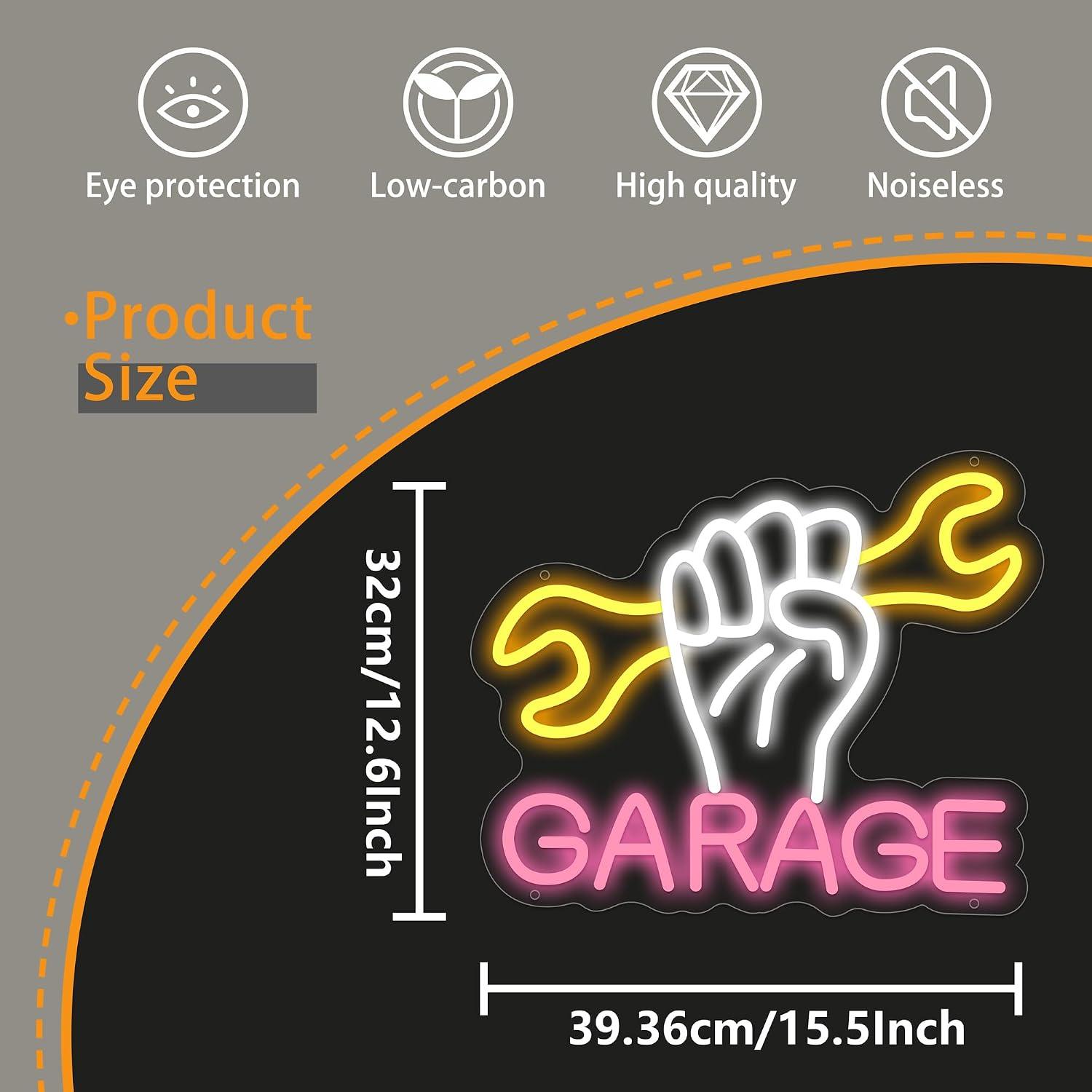 Garage Neon Sign Powered LED N - Auto Repair Shop Signs review and price