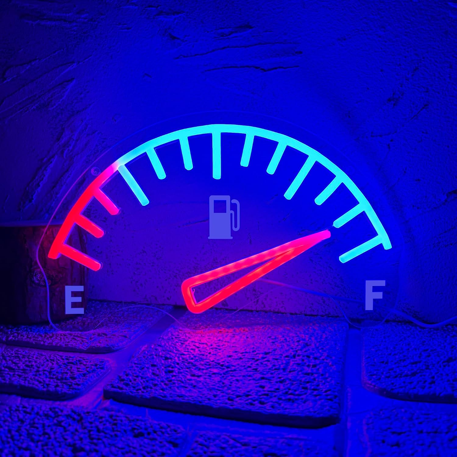 Car Fuel Gauge Meter LED Neon  - Auto Repair Shop Signs review and price