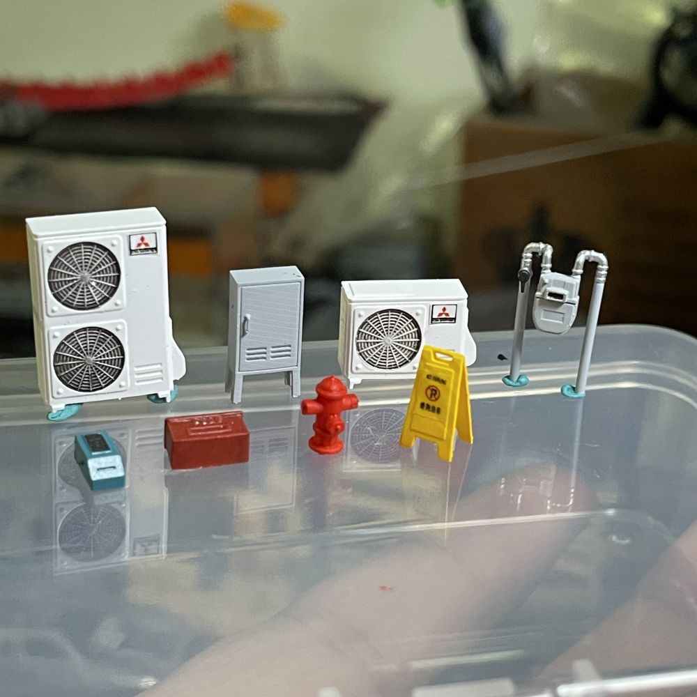Diorama 1:64  Air Conditioner  - Auto Repair Shop Japan review and price