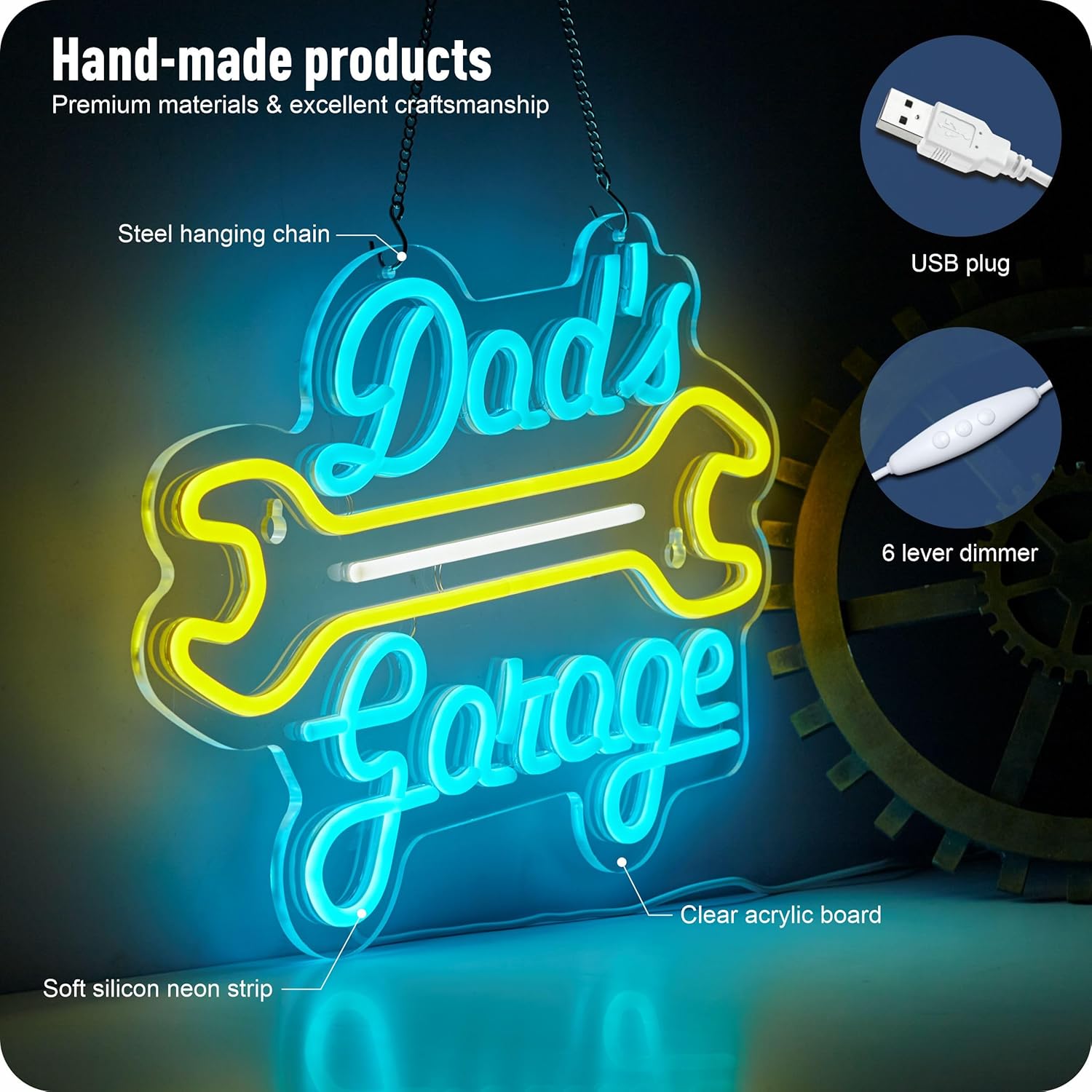 Garage Neon Sign for Wall Deco - Auto Repair Shop Signs review and price