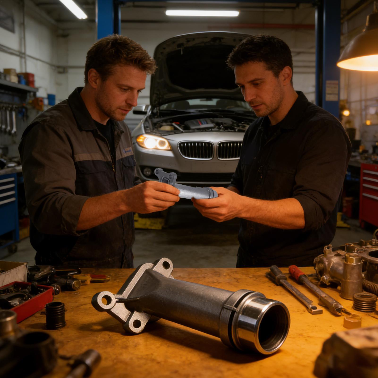 For BMW； Coolant Hose Connecto - Auto Repair Shop In review and price